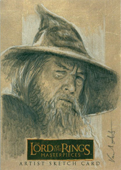 MarleyEds Sketch Card Site Lord Of The Rings Jerry Vanderstelt